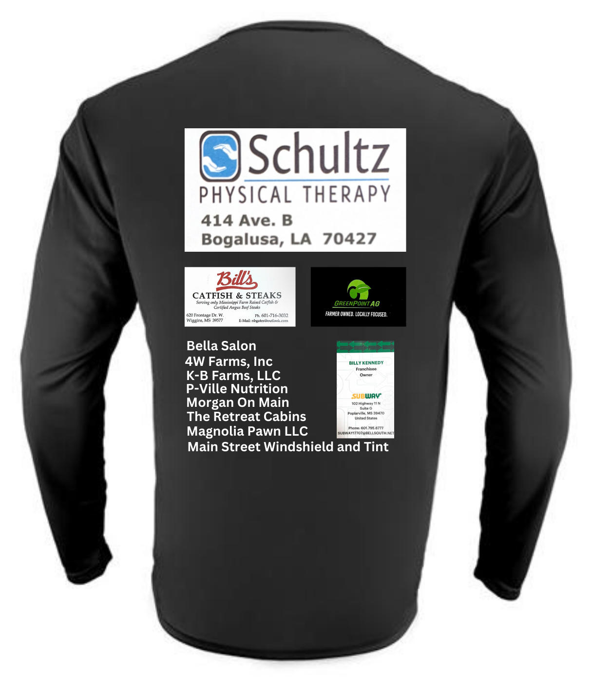Poplarville Soccer Sponsor A4 Dry-Fit