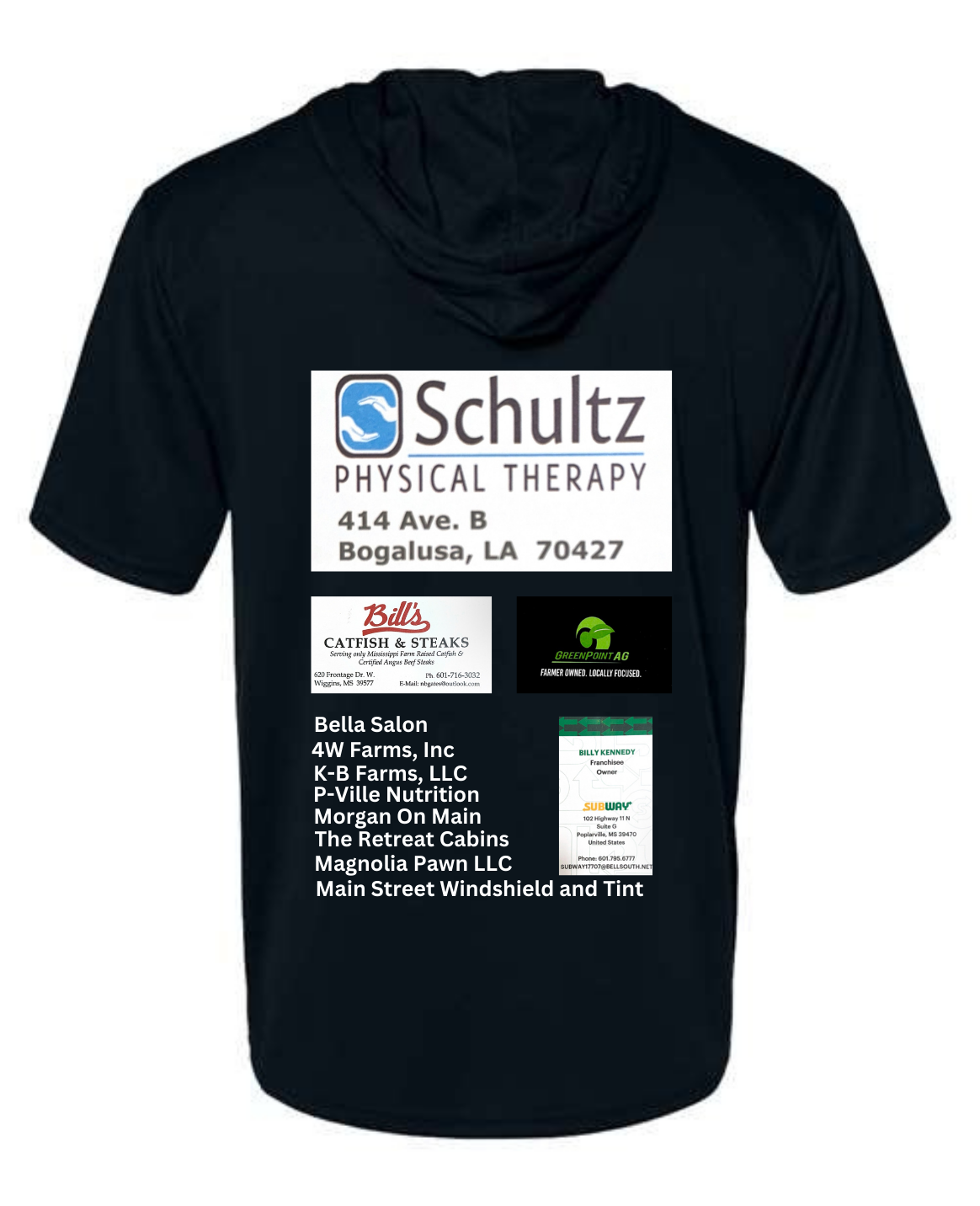 Poplarville Soccer Sponsor Shoodie (badger)