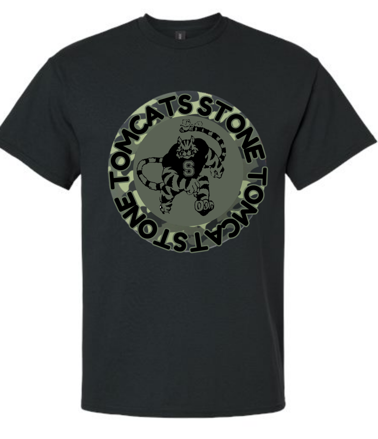 Camo Stone Mens Tee Dry Fit