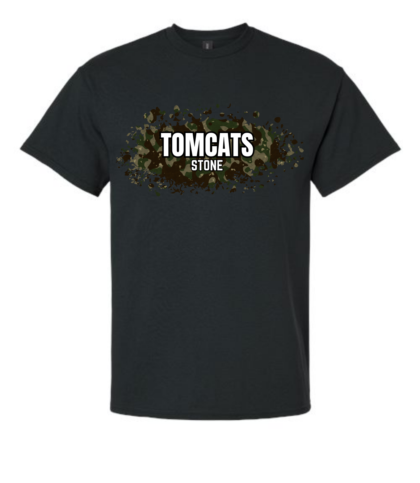 CAMO STONE TOMCATS TEE