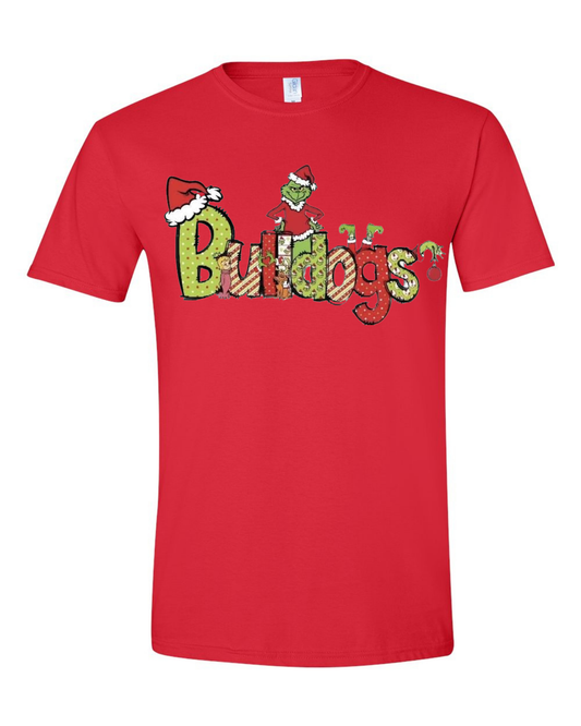 Brandon Bulldogs Grinch T-Shirt