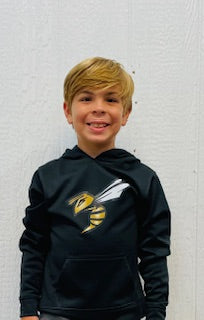 Youth Black Hornet Hoodie