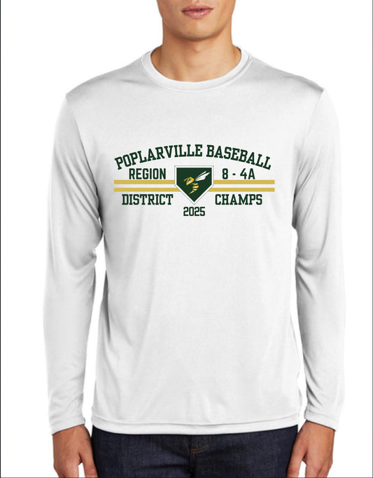Hornet Baseball District Champs Long Sleeve Sport tec
