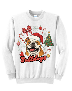 Bulldog Christmas Gameday sweatshirt