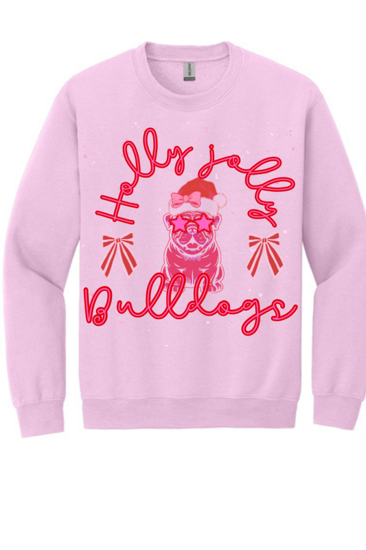 Holly Jolly Bulldog Sweatshirt